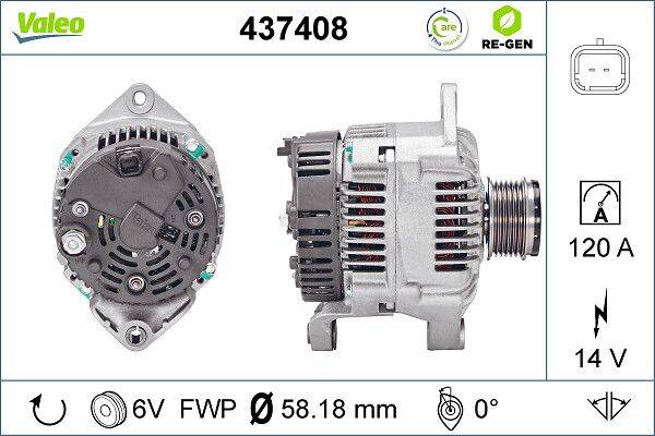 Valeo 437408 Generator