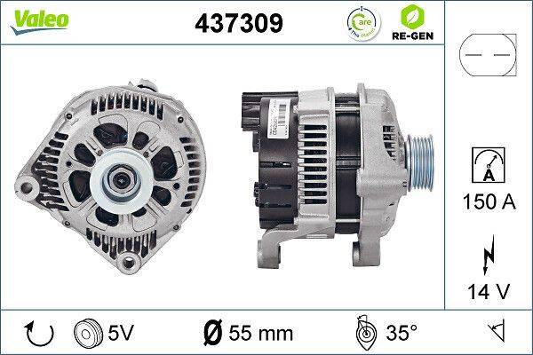 Valeo 437309 Generator