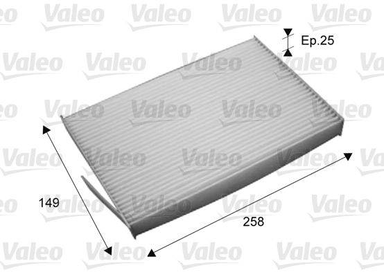 Valeo 715709 Filter, Innenraumluft
