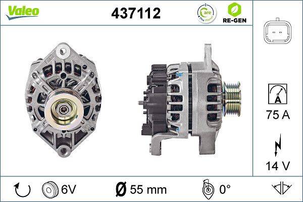 Valeo 437112 Generator