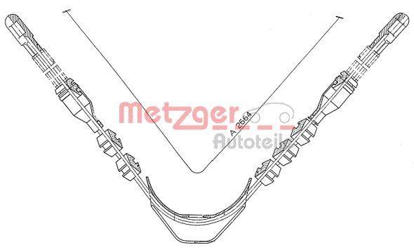 Metzger 11.573 Seilzug, Feststellbremse