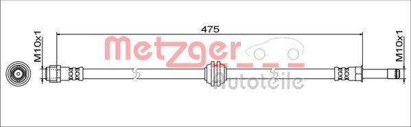 Metzger 4111773 Bremsschlauch