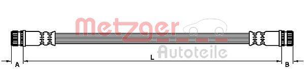 Metzger 4110474 Bremsschlauch