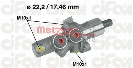 Metzger 202-175 Hauptbremszylinder