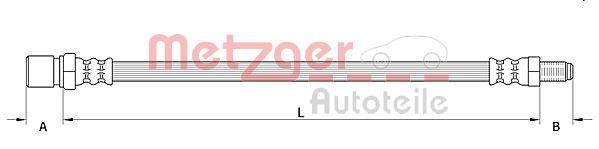 Metzger 4110575 Bremsschlauch