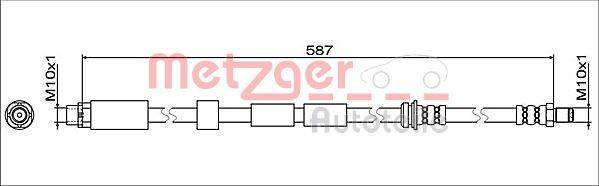 Metzger 4112075 Bremsschlauch