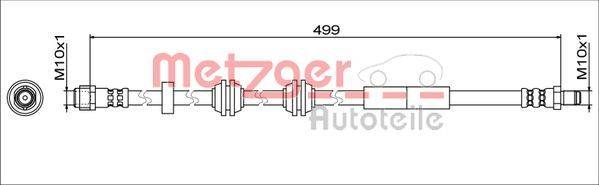 Metzger 4111776 Bremsschlauch