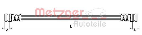 Metzger 4118576 Bremsschlauch
