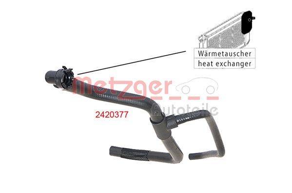 Metzger 2420377 Kühlerschlauch