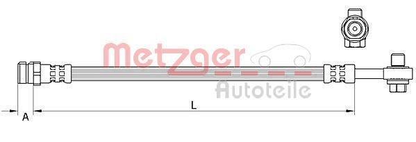 Metzger 4111477 Bremsschlauch