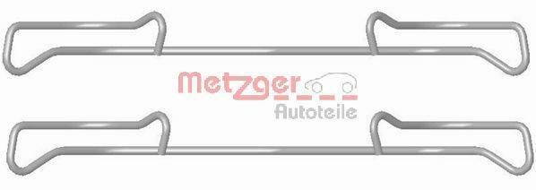 Metzger 109-1678 Zubehörsatz, Scheibenbremsbelag
