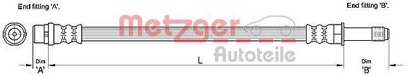 Metzger 4110280 Bremsschlauch