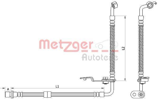 Metzger 4110879 Bremsschlauch