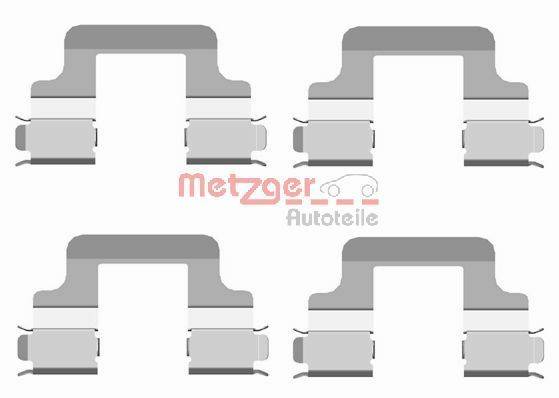Metzger 109-1679 Zubehörsatz, Scheibenbremsbelag