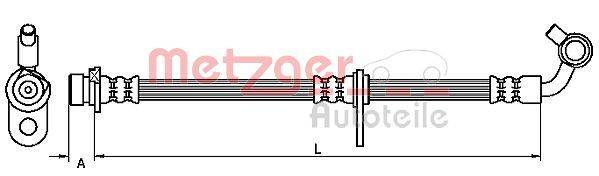 Metzger 4111080 Bremsschlauch