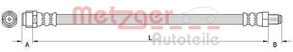 Metzger 4111480 Bremsschlauch