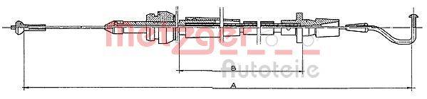 Metzger 11.082 Gaszug