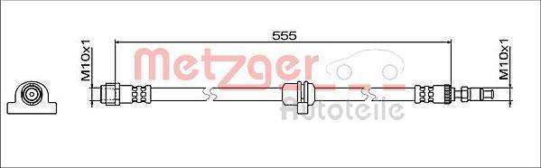 Metzger 4112082 Bremsschlauch