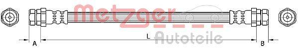 Metzger 4110883 Bremsschlauch