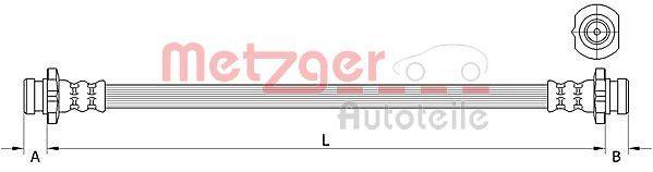 Metzger 4111583 Bremsschlauch