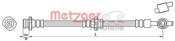 Metzger 4110384 Bremsschlauch