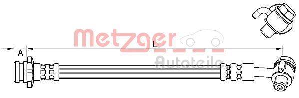 Metzger 4111584 Bremsschlauch