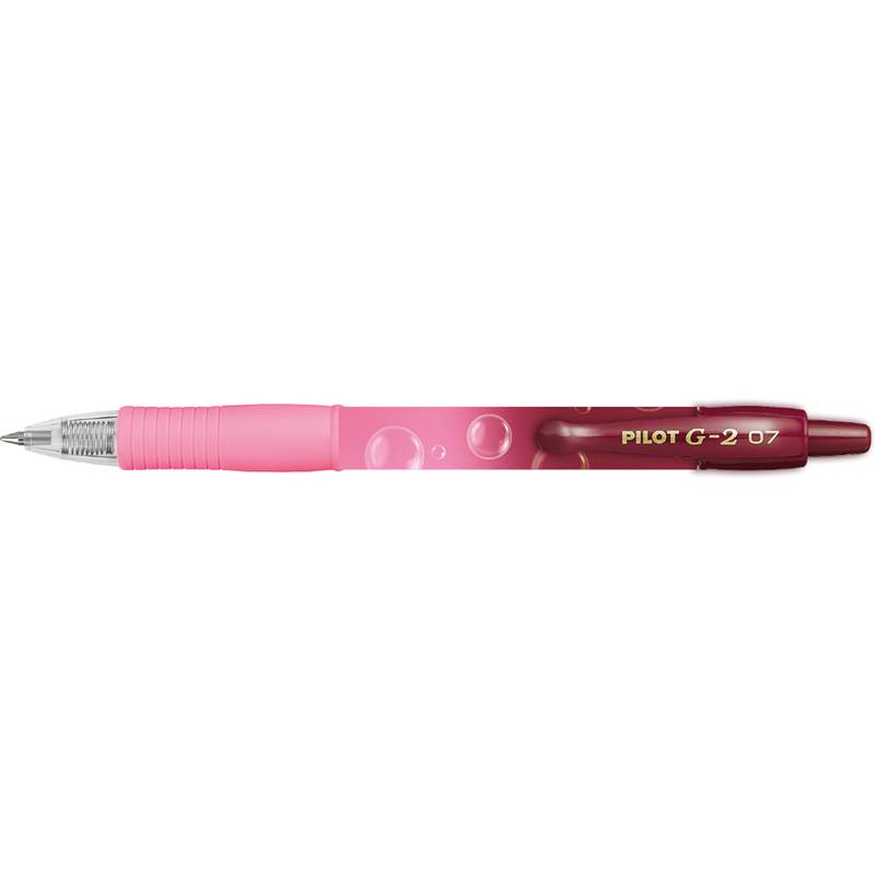 PILOT Gelschreiber G2 07 BUBBLE PINK GRADIENT, pink