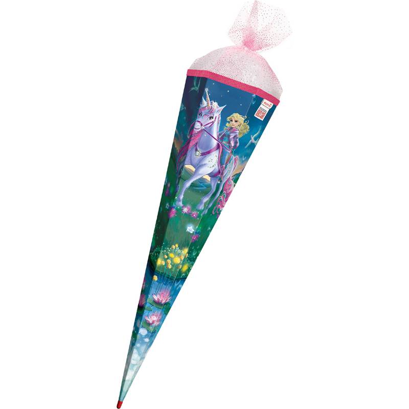 ROTH Motiv-Schultüte "Magische Einhornreiterin", 850 mm