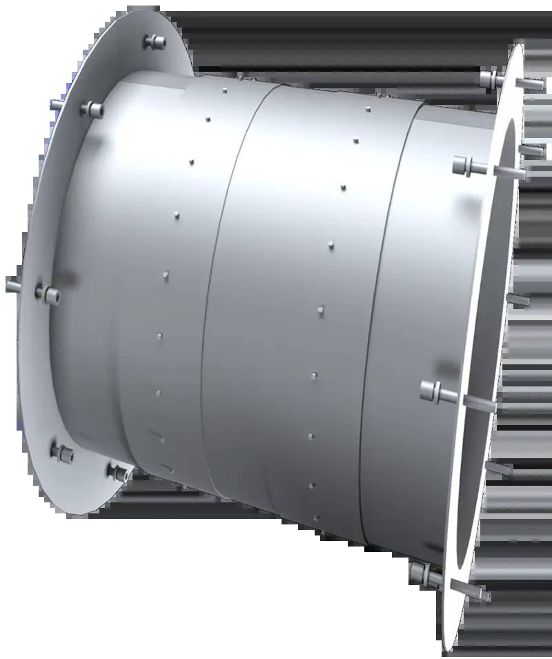 Flexibler Einsatz für ISO-VK 500 BL AntiVibrationsverbinder EVA IsoVK 500 von Blauberg - 8102226