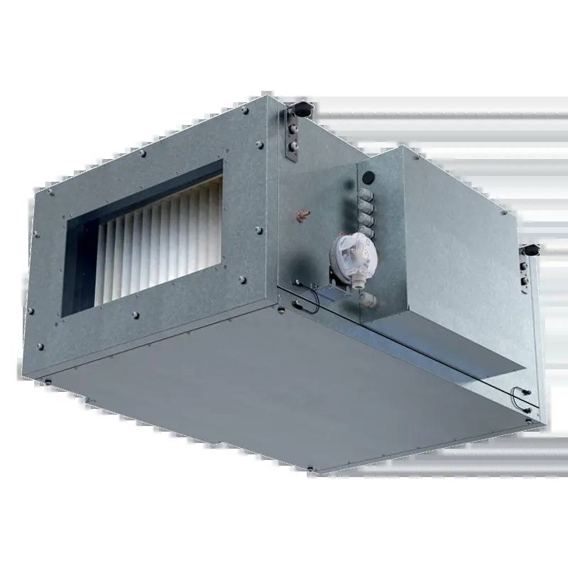 S32. elektrische Heizung 2.4kW. DN200 mm BL Zuluftgerät Blaubox EC ME 400-2.4 R von Blauberg - 8105159