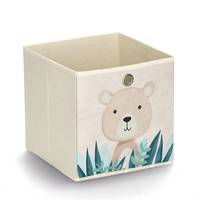 Zeller Koala Aufbewahrungsbox beige 28,0 x 28,0 x 28,0 cm