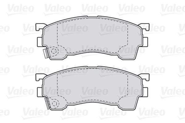 Valeo 301629 Bremsbelagsatz, Scheibenbremse