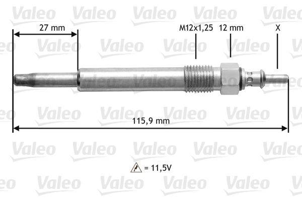 Valeo 345129 Glühkerze