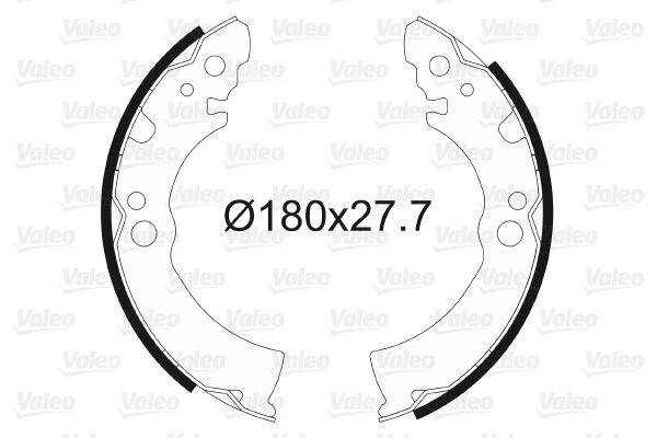 Valeo 562529 Bremsbackensatz