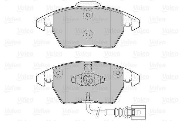 Valeo 598729 Bremsbelagsatz, Scheibenbremse