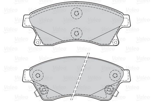 Valeo 302130 Bremsbelagsatz, Scheibenbremse