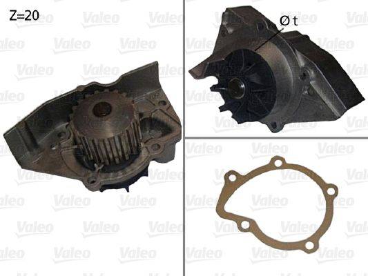 Valeo 506530 Wasserpumpe, Motorkühlung