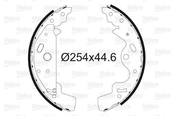 Valeo 564030 Bremsbackensatz