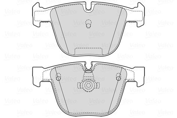 Valeo 601730 Bremsbelagsatz, Scheibenbremse