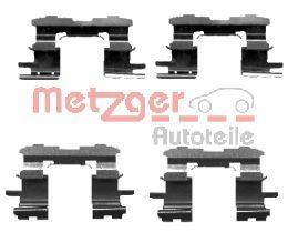 Metzger 109-1631 Zubehörsatz, Scheibenbremsbelag
