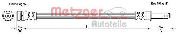 Metzger 4110231 Bremsschlauch