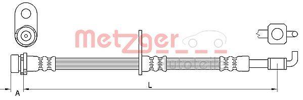 Metzger 4111332 Bremsschlauch
