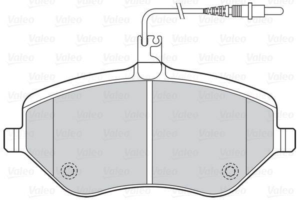 Valeo 302131 Bremsbelagsatz, Scheibenbremse