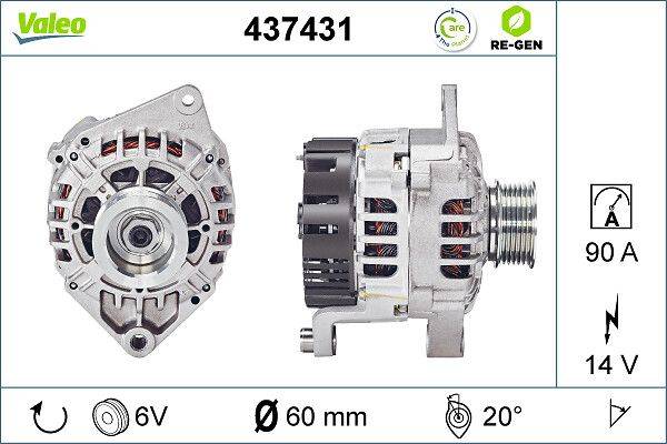 Valeo 437431 Generator