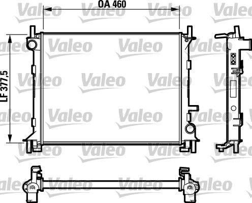 Valeo 732731 Kühler, Motorkühlung