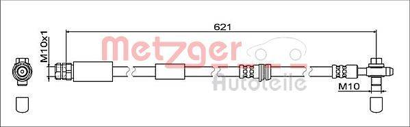 Metzger 4112032 Bremsschlauch