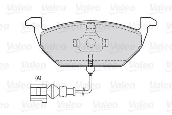 Valeo 301332 Bremsbelagsatz, Scheibenbremse
