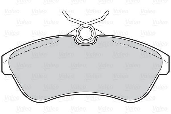 Valeo 302032 Bremsbelagsatz, Scheibenbremse