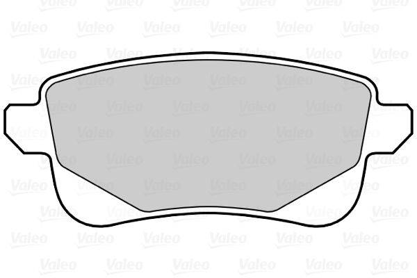 Valeo 302232 Bremsbelagsatz, Scheibenbremse
