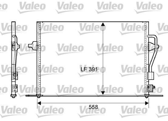 Valeo 817232 Kondensator, Klimaanlage